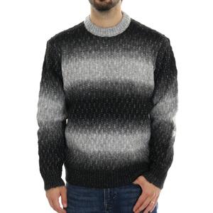 MAGLIA HAZE GRADIENT NERO